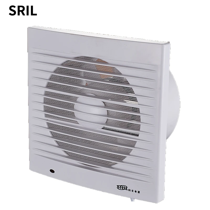 SRIL 4 inch White Hanging Wall Window Ventilator Exhaust Fanin Exhaust