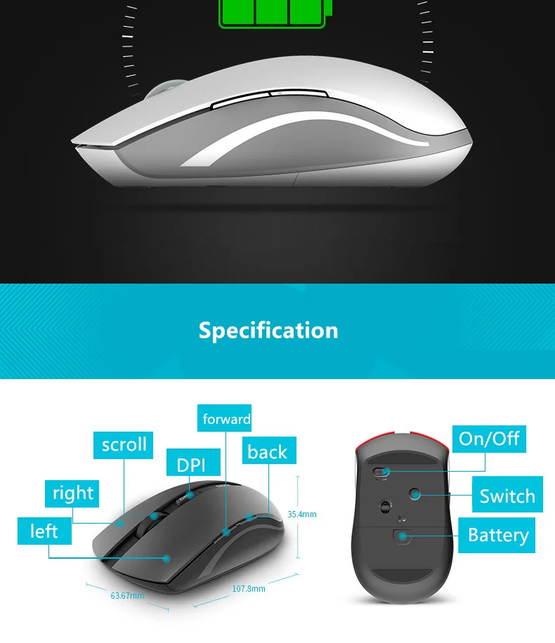 Rapoo 7200M Noiseless Mice Multi-mode Silent Wireless Mouse with 1600DPI Bluetooth-compatible and 2.4GHz for Computer Laptop pink mouse gaming