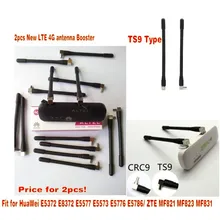 2 шт Новинка LTE 4G антенна усилитель для HuaWei E8372 E398 E5372 E5577 E5786/zte mf823 3g 4G LTE антенна TS9 Разъем