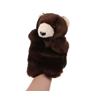 

Cartoon Plush Hand Animal Puppets Baby Boys Girls Storytelling Tool Hands Cloth Cover Doll Kids Early Educational Toys