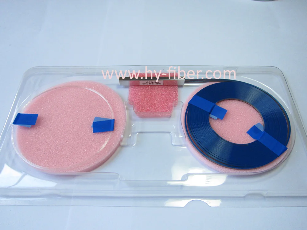 Splitter Plc In Fibra Ottica 1X32 Mini Modulo In Fibra Nuda Senza Connettore G657A1,1M Di Lunghezza 10 Pezzi