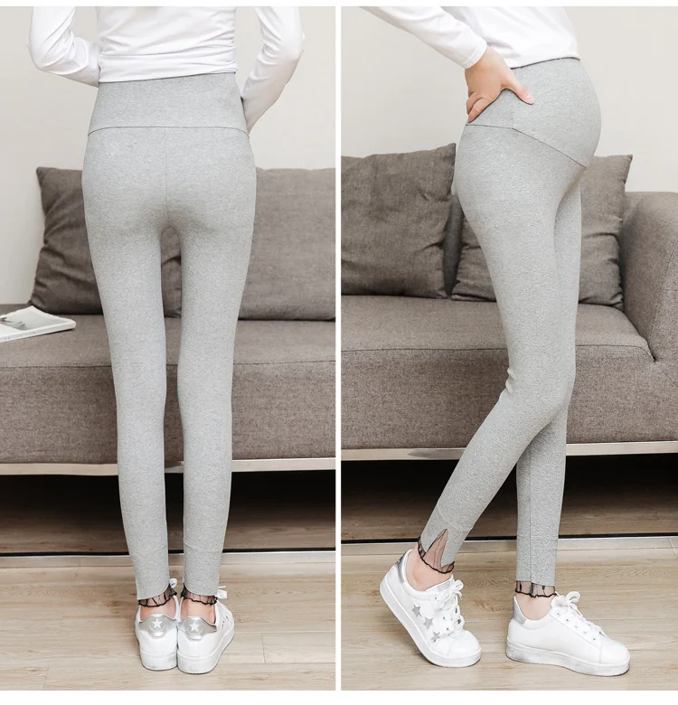 Новые штаны для беременных модные корейские леггинсы для ног для беременных женщин брюки для подтягивания живота осень-зима