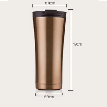 

Double Wall Stainless Steel Vacuum Flasks Car Thermo Cup Coffee Tea Travel Mug Thermol Bottle Thermocup 500ml