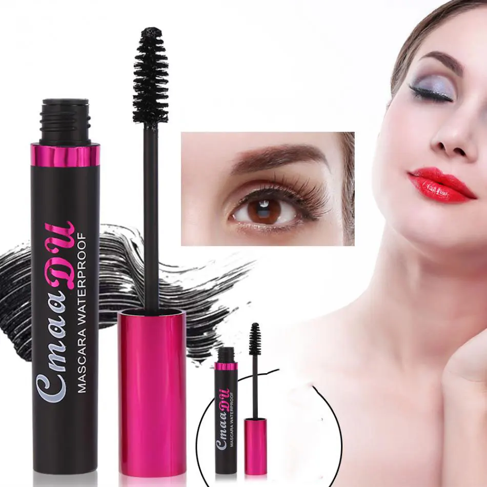 New 3D Fiber Lashes Rimel Mascara Makeup ink Gel Natural Fibers