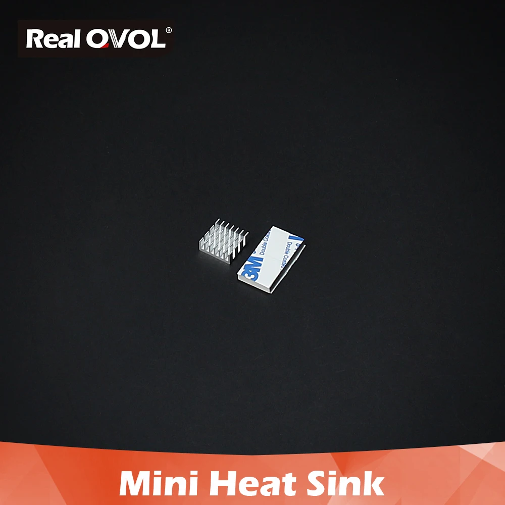 

RealQvol NanoPi2/NanoPi2 Fire NanoPi M1/M2-Pure Aluminum Heat Sink with 3M thermal paste