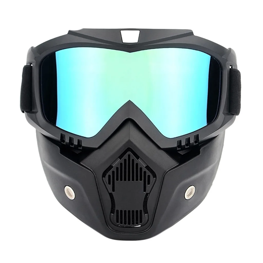 Мотоциклетный шлем новые очки для наружного Скайдайвинг Верховые очки съемная маска очки регулируемые противоскользящие# C1