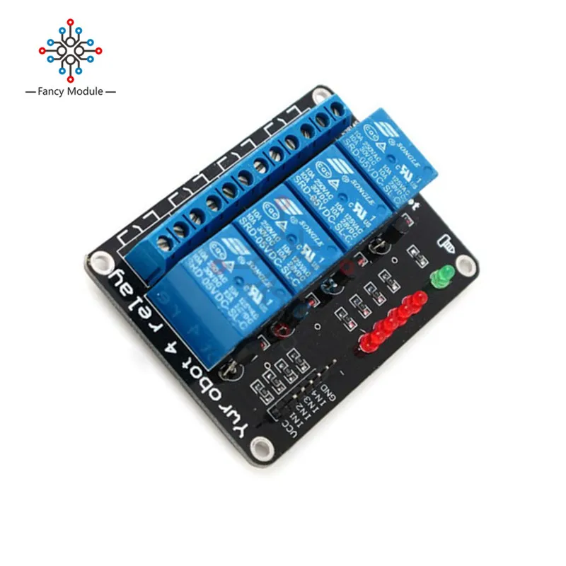 5V 4-канальный Релейный модуль для Arduino 4 канальная оптопара реле Управление доска домашний умный переключатель с Светодиодный индикатор