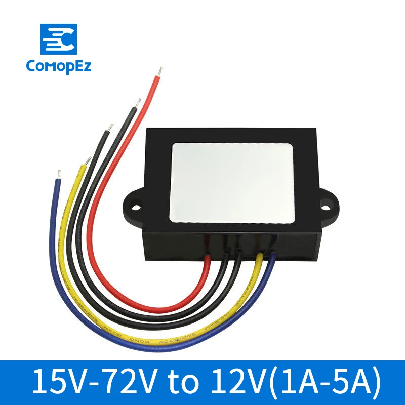 24 В 36 в 48 в 60 в до 12 В DC преобразователь ACC управление линии памяти Функция 15-72 В до 12 В питание напряжение понижающий модуль