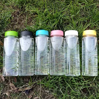 

My Brief Plastic Lemon Kids Water Bottle For Outdoor Sport Run Camp Hiking Travel Climb Transparent Resistant Leakproof Bottles