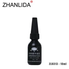 ZHANLIDA 313 10ML Ultraviolet UV Glue Acrylic Plastic Crafts Shadowless Transparent Glue Multi Purpose Adhesive
