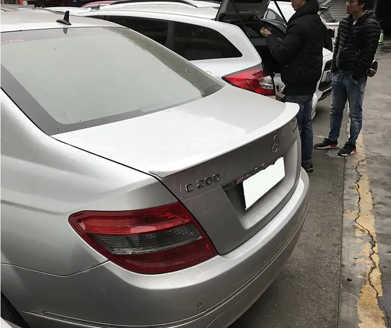 

Unpainted ABS CAR REAR WING TRUNK LIP SPOILER FOR BENZ W204 AMG C-class C200 C230 C260 C180 2008 2009 2010 2011 2012 2013