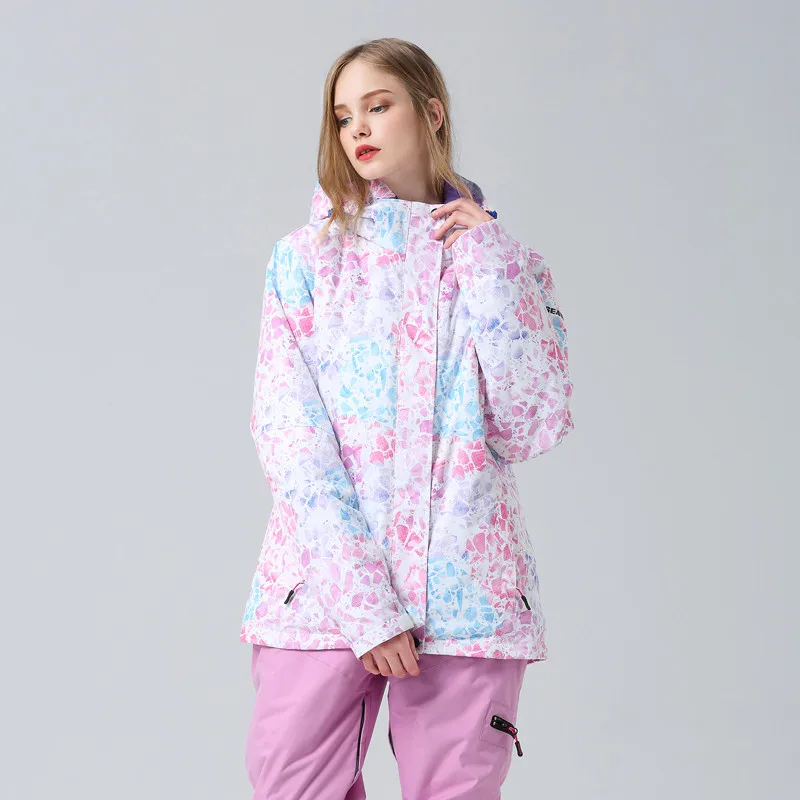 

New Hoodie Ski Jacket Women Skiing Coat Snowboarding Jackets Snowboard Winter Outdoor Sportswear Hiking Climbing Skiing Clothes