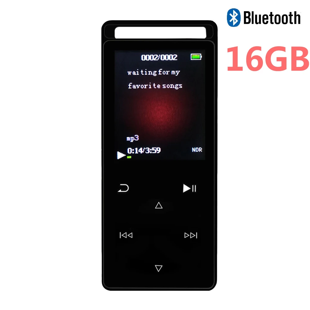 2018 Новое поступление сенсорная кнопка Bluetooth MP4 плеер 16 ГБ 1 8 дюйма экран