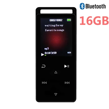 

2018 New Arrival Touch Button Bluetooth MP4 Player 16GB 1.8 Inch Screen Sports Player High Quality Lossless Music Player with FM