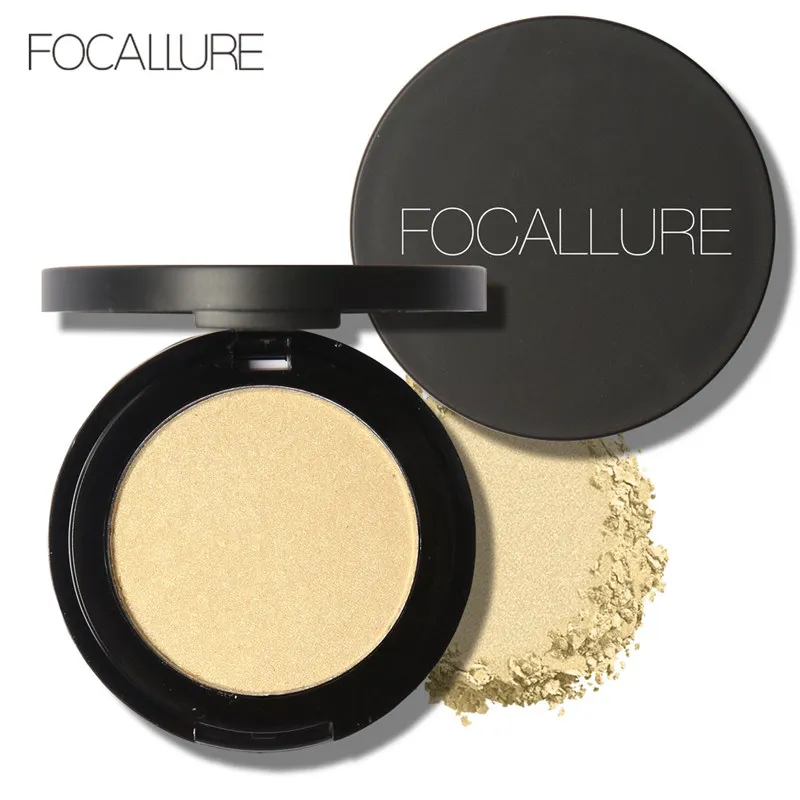 

Focallure face highlighter powder waterproof long lasting 5 colors shimmer highlighter contouring makeuo bronzer powder FA25H