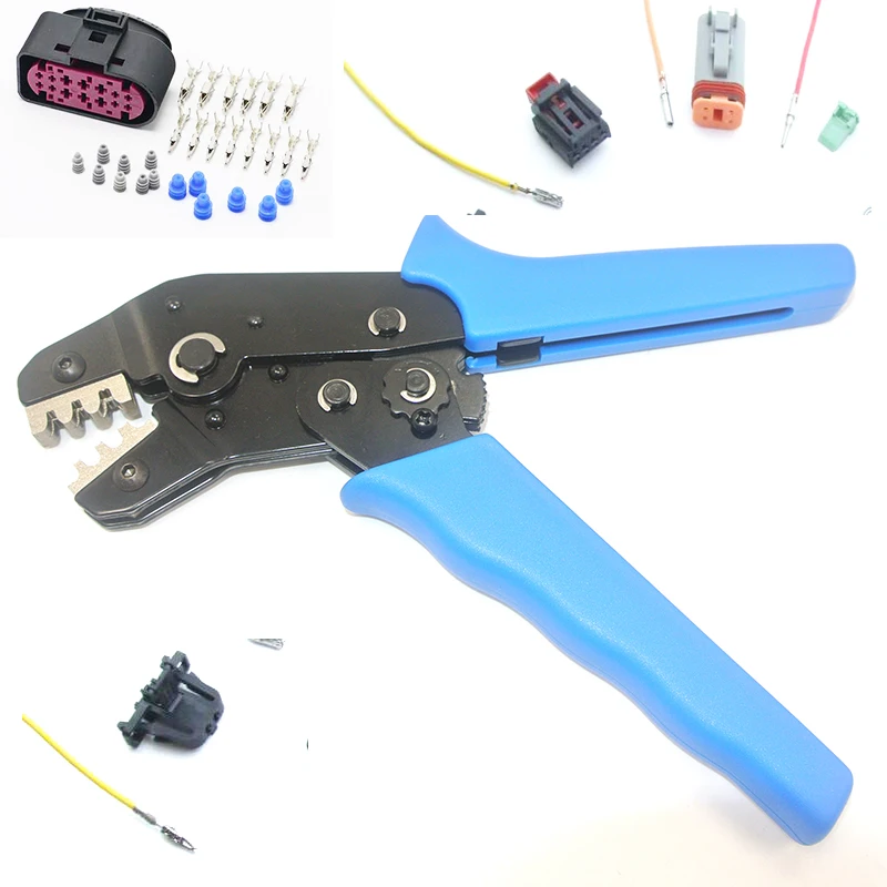 

ECU Terminal crimping tool BARREL CRIMPER OPEN BARREL Automotive AUX switch for 000979009E 00097912E Audi Skoda DELPHI DJ623