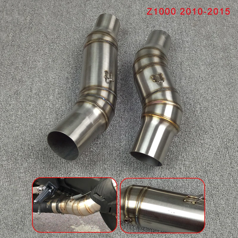 

Free Shipping For Kawasaki Z1000 2010 2011 2012 2013 2014 2015 2016 Motorcycle Exhaust Contact Middle Mid Link Pipe Connector