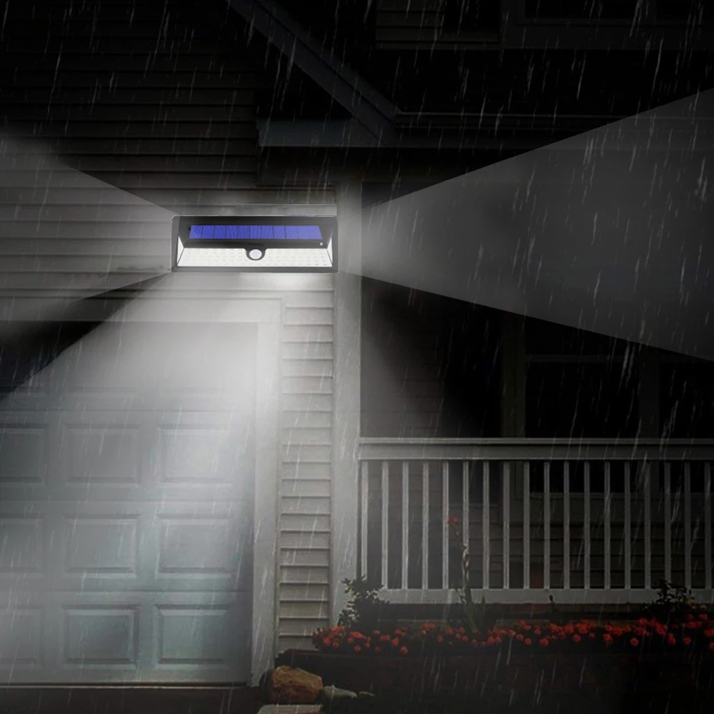 90/118 Led Solar Light Outdoor Waterproof Motion Sensor SMD 2835 IP65 Lighting Decor Garden Light Solar Powered Security Lamp