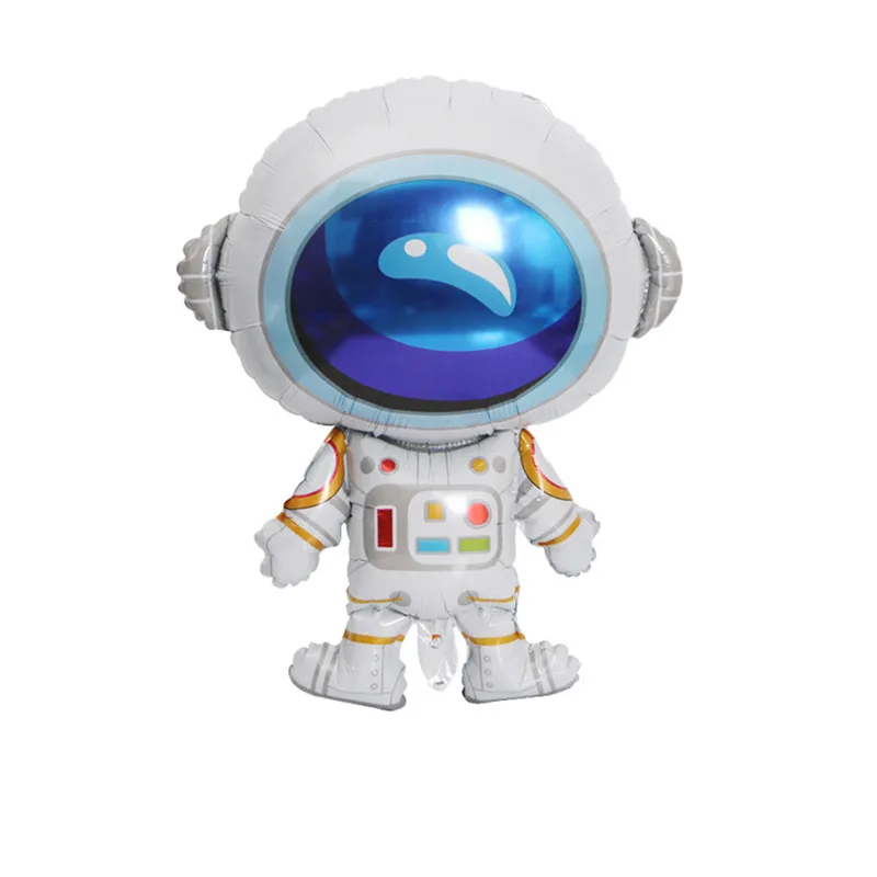 Space Astronaut Rocket Theme Helium Latex Confetti Balloon Baby Shower Birthday Party Decoration Child Party DIY Favor Gifts,Q