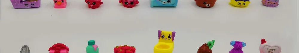 15 шт. высокое качество 2to5cm известный мультфильм shopkin горячий подарок игрушка размер дети играть мягкая резиновая игрушка случайный для детей