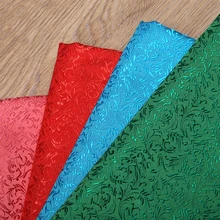 75x100 см Новая мода цветочный стиль металлик жаккард парча ткань, 3D жаккардовая пряжа, окрашенная ткань для женщин юбка пальто платье