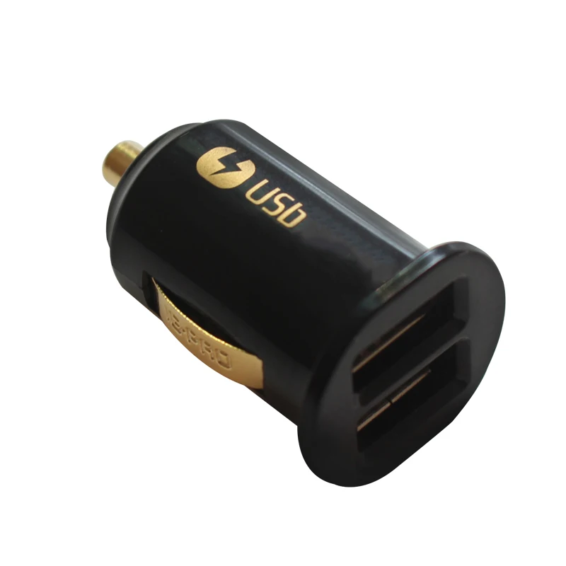 Автомобильный USB Высокоскоростной зарядный интерфейс прикуриватель 4A двойной выход Быстрая Зарядка адаптер для smart 450451 453 fortwo forfour - Цвет: Black