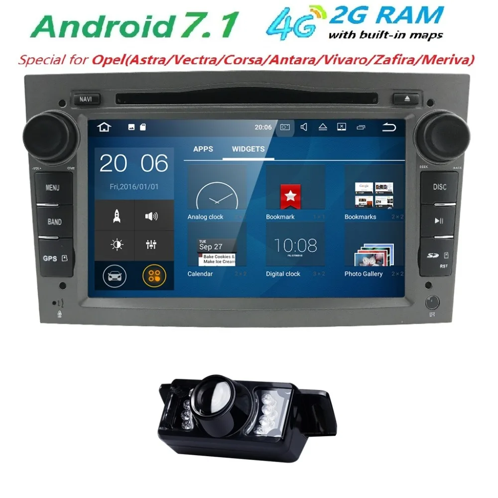 Android 7 1 Autoradio 2 Din font b Car b font DVD GPS Navigation for Opel