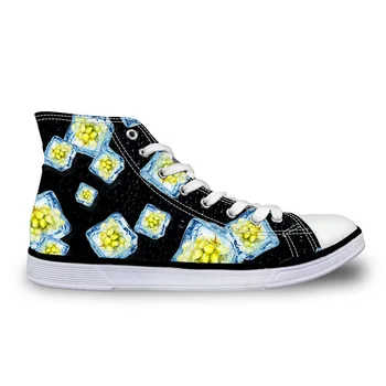 

Customized Classic Black Canvas Shoes for Men Breathable Leisure Flat Platform Shoes High Top Canvas Shoes Female