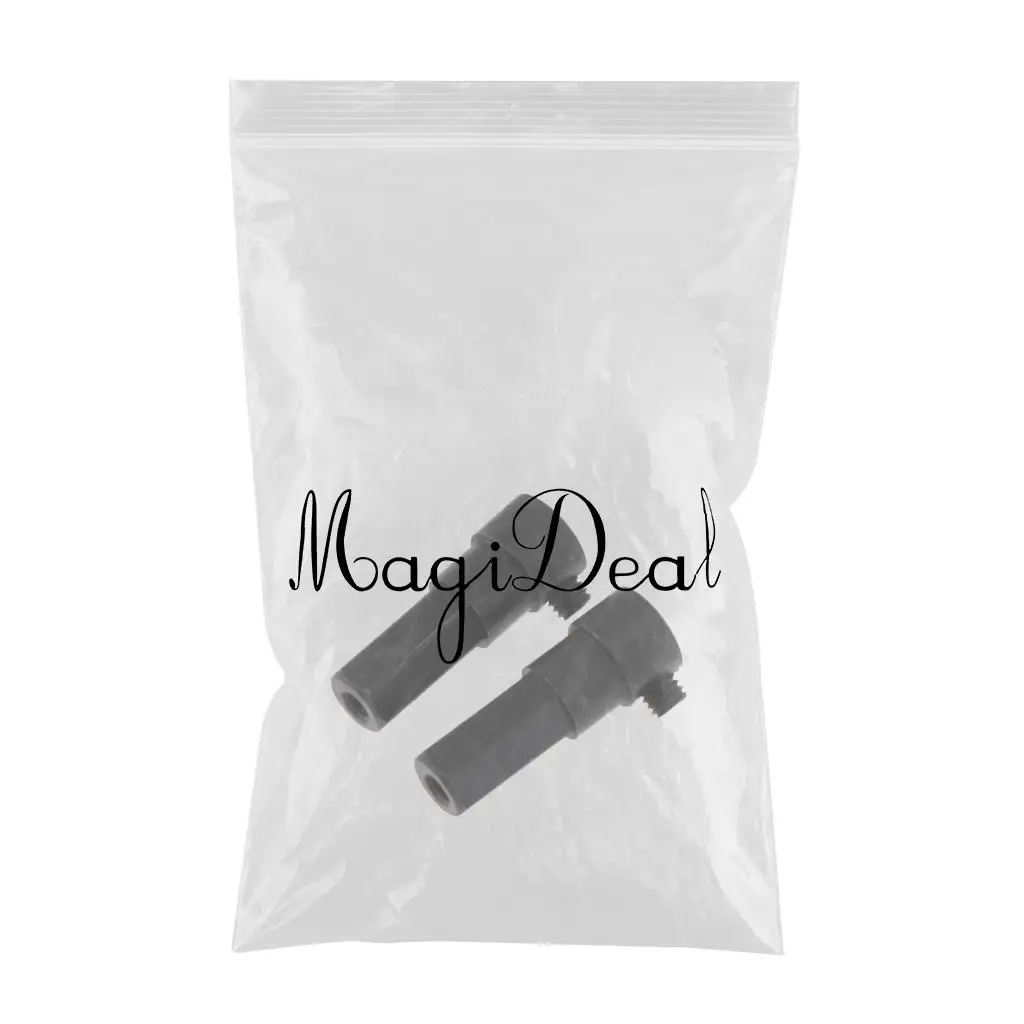2 Pieces Metal Rear Axle Shaft Adapter Spare Part Black for 1:16 WPL B-16 RC Model Car Accessories