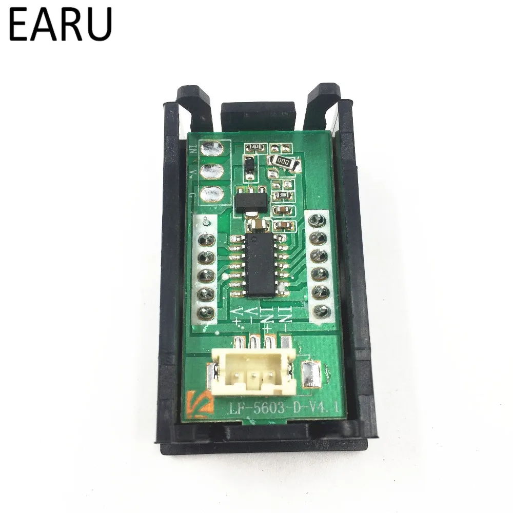 DIY DC2.5 30V DC 0 100 в 2/3 провода красная светодиодная панель Измеритель Напряжения