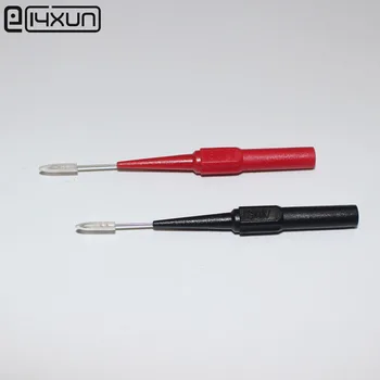 

5pairs Diameter 0.7mm Back Probe Pins with 4mm Standard Socket Connection for Vehicle Maintenance Multimeter Testing Max.1A