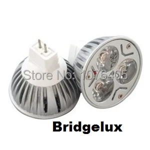 

5PCS FREE SHIPPING Factory direct sale GU5.3-3W Bridgelux LED Spot lighting HIGH POWER&QUALITY