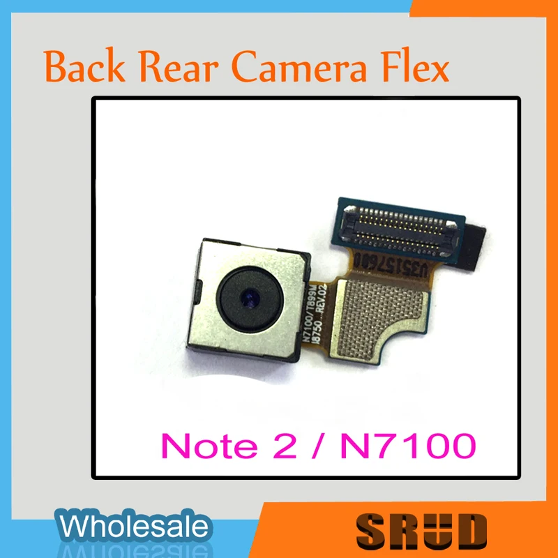 

1pc Rear Back Camera Flex For Samsung Galaxy Note 2 II N7100 N7108 N7102 Back Rear Main Camera Module Replacement Parts