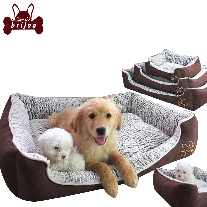 Brijoo Dog House Dog Beds Large Medium Dogs Bed Cat Pet House Universal Plus Size Pet Cushions Soft Material Padded Pet Mats