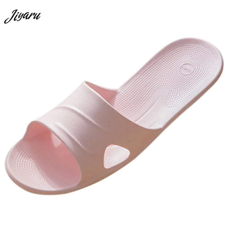 

Hot Sale Women Slippers Summer Simple Bath Home Slippers Shoes Women Couples Soft Sole Shoes Indoor Sandals Summer Slides
