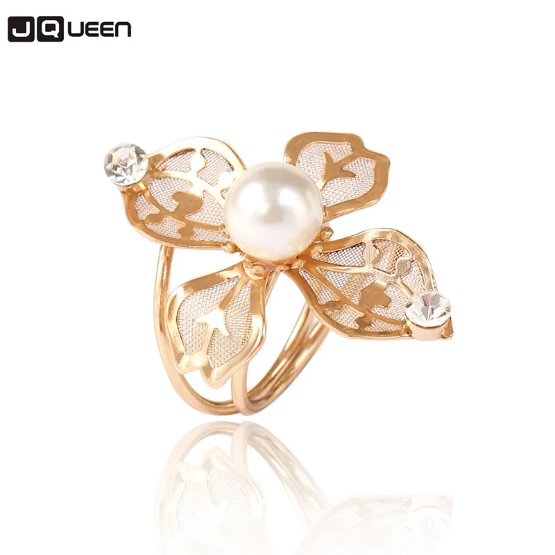 

2018 New Arrival Multi-layer Spring Ring Transparent Flower Opening Ring For Women Flower Rings Fashion Jewelry Wholsale