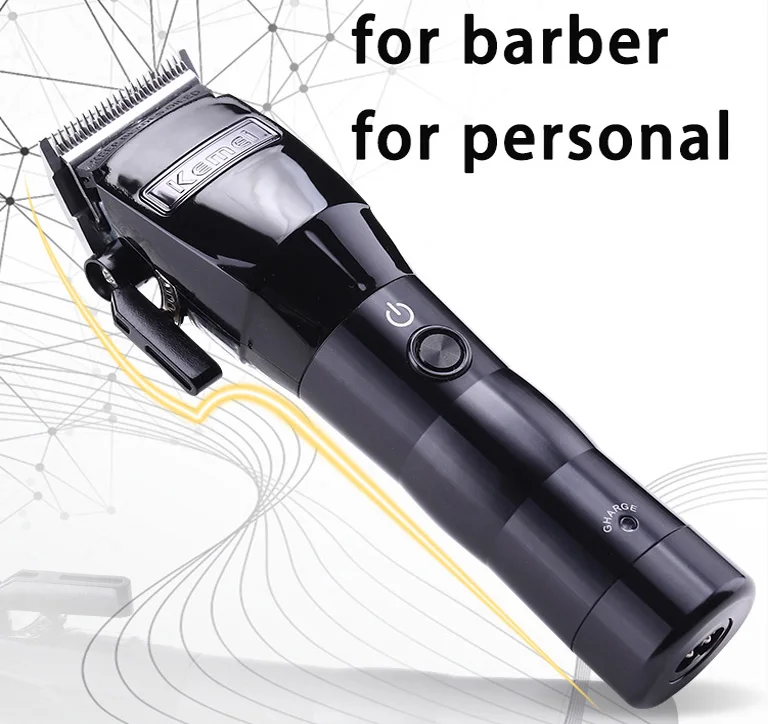 Профессиональный электрический триммер для волос Длина Регулируемая машинка для стрижки волос перезаряжаемая машинка для стрижки волос триммер для стрижки водонепроницаемый