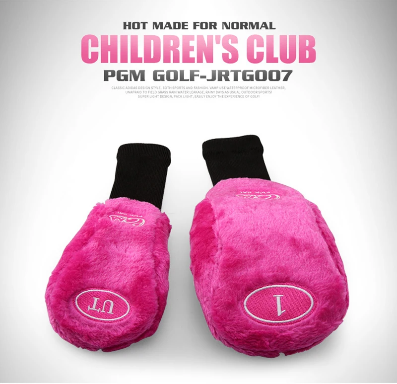 PGM Pickcat От 3 до 12 лет детский Гольф клуб набор для девочек и мальчиков, 5 гольф-клубов с стойки мешок, 2 бесплатных Headcovers
