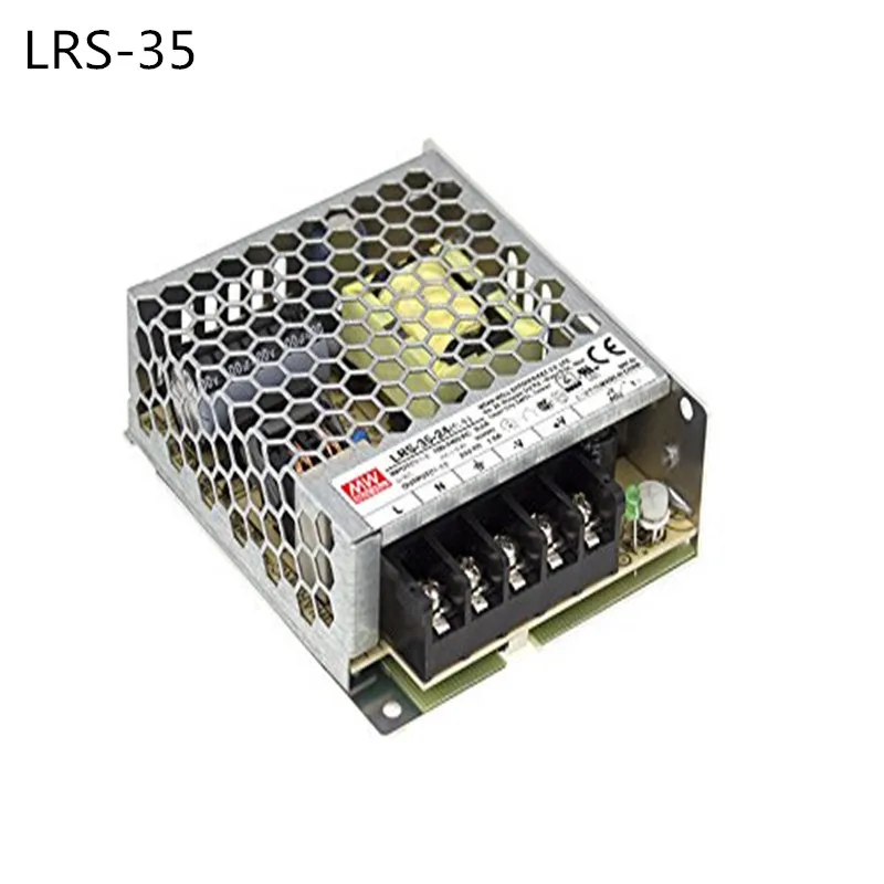 Mean well светодиодный драйвер MW LRS 35 w 50 75 100 150 200 350 тонкий трансформатор переключения