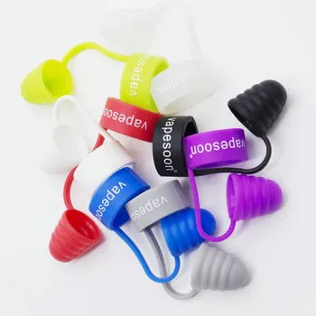 

10pcs Original Vapesoon universal silicone sanitary cap Antiskid Ring vape band for tank vape mod mouthpiece drip tip cap