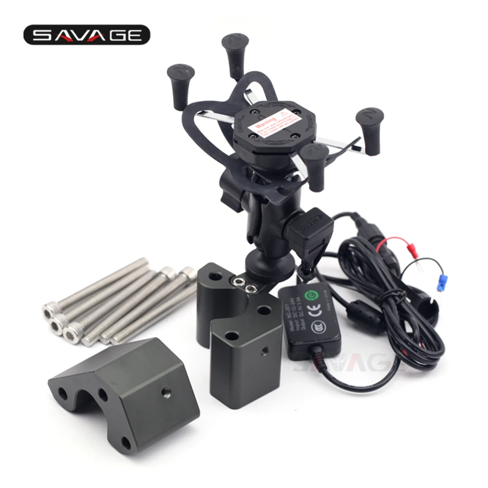 GPS Navigation Bracket Handlebar Bar Riser For KAWASAKI GTR/ZG 1400