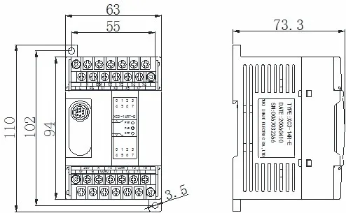 XC-E4AD2DA-H Xinje PLC расширение контроллера Модуль, есть, быстрая