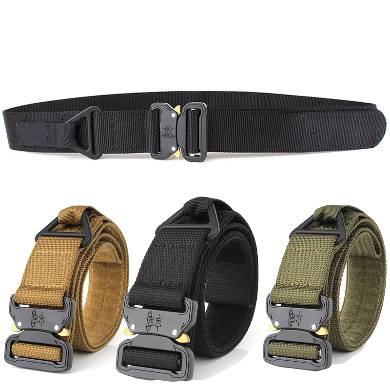 Army Tactical Gear Heavy Duty Belt 1000d Nylon Metal Buckle Swat Molle