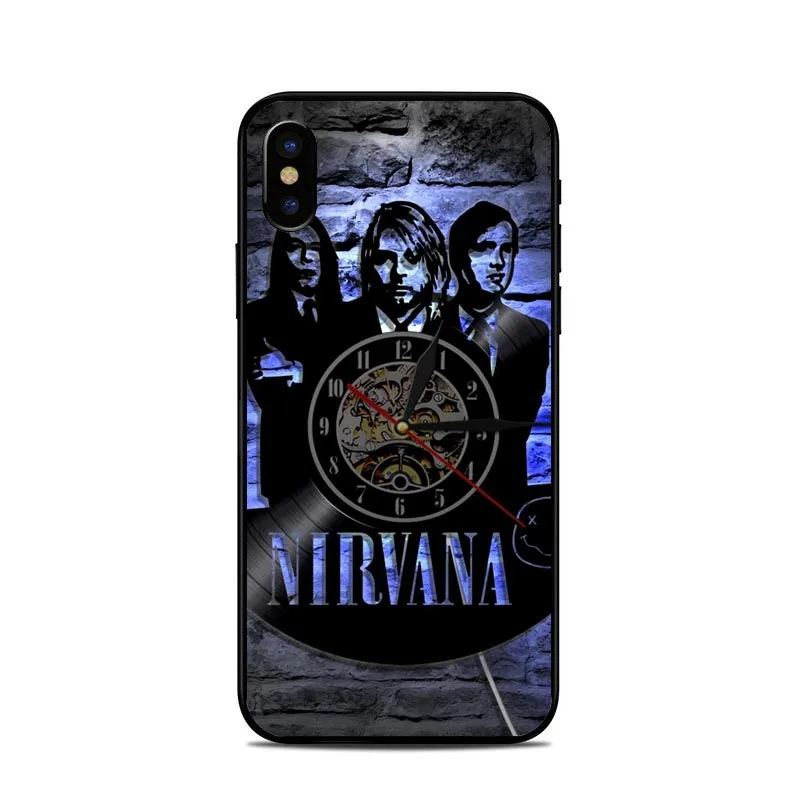 Nirvana Kurt Cobain рок-н-ролл Группа Курт Кобейн чехол для телефона для iPhone 5S, SE 6 6S Plus 7 7Plus 8 8plus X Чехол - Цвет: Золотой