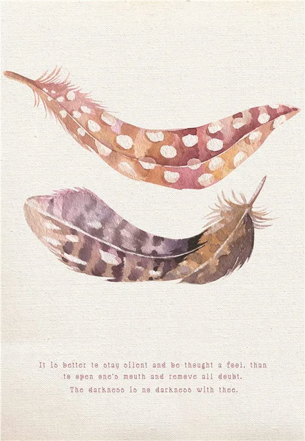 Chinese-Style-Colored-Feathers-Canvas-Painting-Letter-Quote-Picture-Art-Print-Living-Room-Bderoom-Wall-Decor.jpg_640x640
