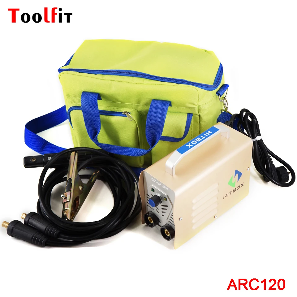 

Toolfit Mini Handheld MMA Welder ARC120 DC 220V Output 10-120A Inverter Welding Machine Equipment ARC Welders DIY Tool