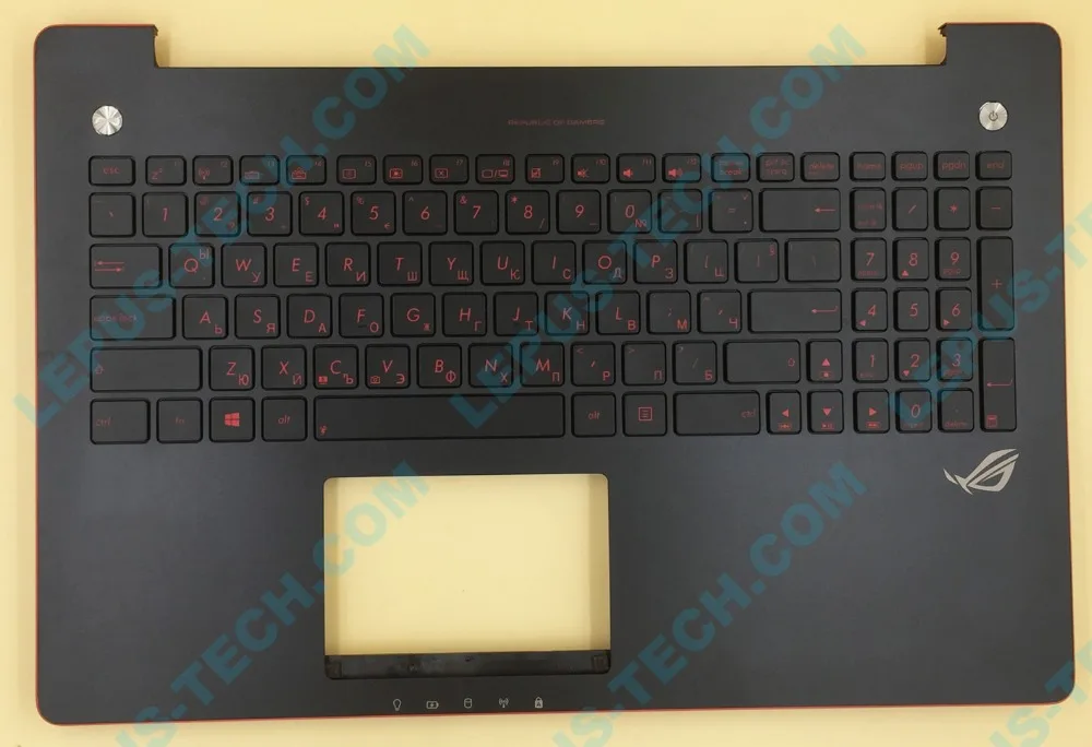 Клавиатура с подсветкой для ASUS G550 G550JK N550 подставкой рук чехол черной | Компьютеры