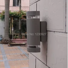 2*3 Вт высокомощный светодиодный светильник на открытом воздухе, водонепроницаемая настенная Вилла балкон, лампа на дверь, алюминиевая настенная лампа