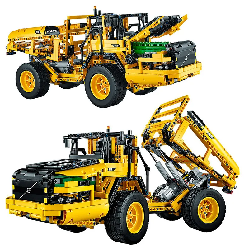 

Technic Series 1636pcs Remote-Controlled VOLVO L350F Wheel Model Building blocks Bricks Compatible With Legoings Toys