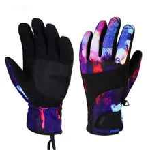 Мужские женские лыжные перчатки для езды на мотоцикле зимние снегоходные перчатки ветрозащитные водонепроницаемые перчатки для сноуборда с подогревом Новинка